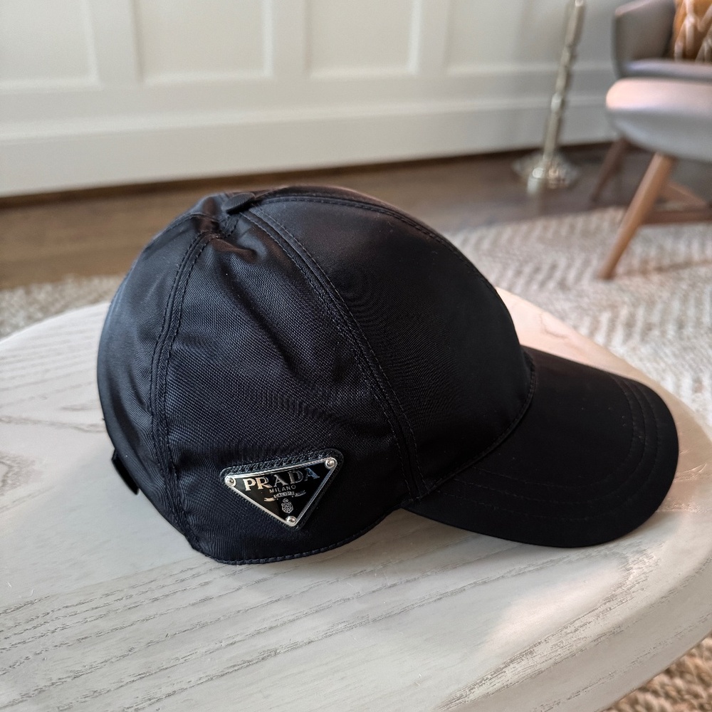 Prada Men's Nylon Baseball Cap - Size Large